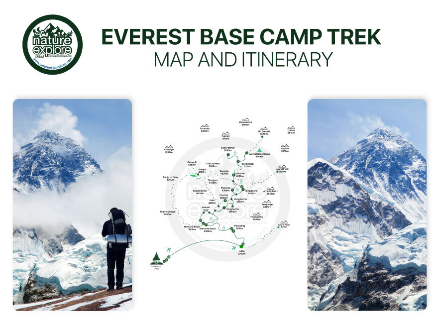 Everest Base Camp Trek Map And Itinerary