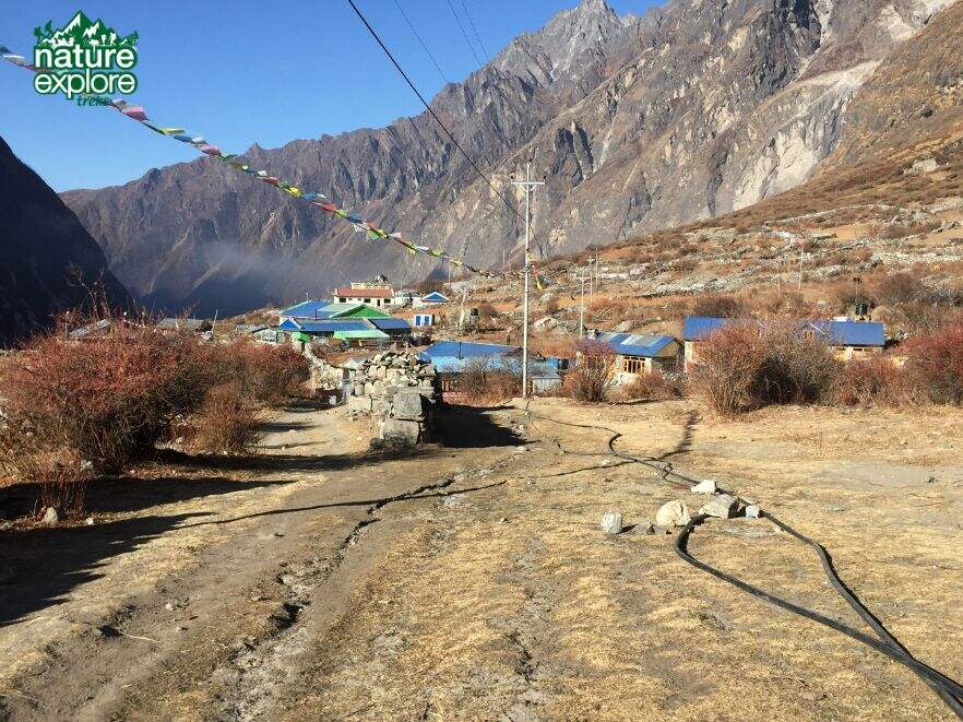 Beautiful Langtang village