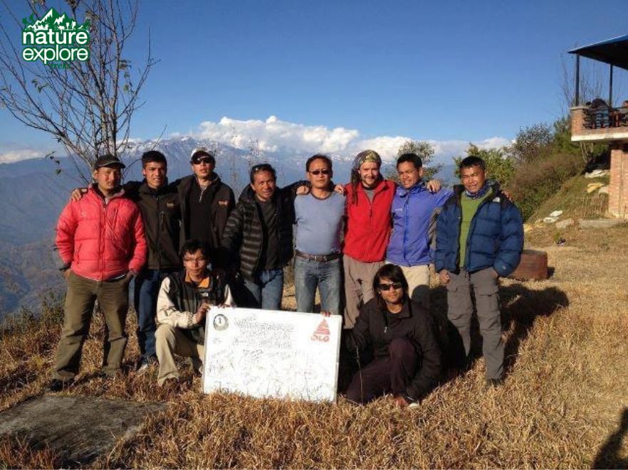 Trekkers in Upper Mustang